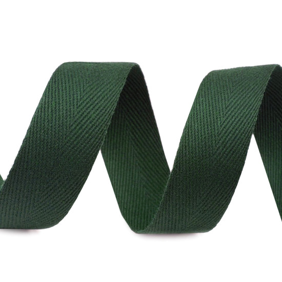 Taśma jodełka szerokość 20 mm - Zielony jodłowy (200 Metry) Taśma jodełka szerokość 20 mm - Zielony jodłowy (200 Metry)