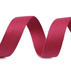 Taśma jodełka szerokość 20 mm - Jasny bordo (50 Metry)