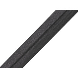 Fold over elastic trim width 19 mm - Black (1 Meter)