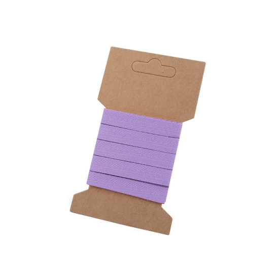 Köperband auf karte breitte 10 mm - Naturfarbe hell (1 Karte) Köperband auf karte breitte 10 mm - Naturfarbe hell (1 Karte)