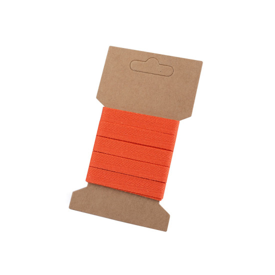 Köperband auf karte breitte 10 mm - Naturfarbe hell (1 Karte) Köperband auf karte breitte 10 mm - Naturfarbe hell (1 Karte)
