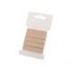 Köperband auf karte breitte 10 mm - Naturfarbe hell (1 Karte) Köperband auf karte breitte 10 mm - Naturfarbe hell (1 Karte)