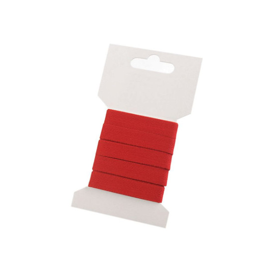 Köperband auf karte breitte 10 mm - Naturfarbe hell (1 Karte) Köperband auf karte breitte 10 mm - Naturfarbe hell (1 Karte)