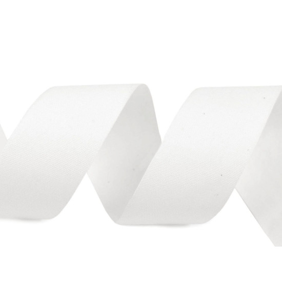 Cotton canvas ribbon width 30 mm - Ecru light (1 Meter)