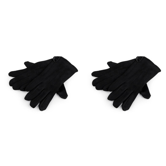 Gants homme pour écran tactile - Noir (1 Paire) Gants homme pour écran tactile - Noir (1 Paire)