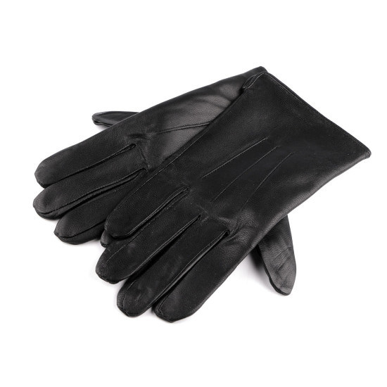 Gants en cuir pour homme - Noir (1 Paire) Gants en cuir pour homme - Noir (1 Paire)