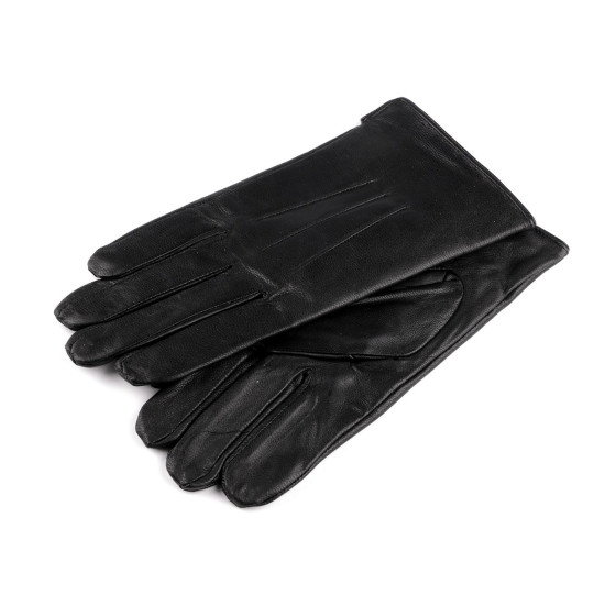 Gants en cuir pour homme - Noir (1 Paire) Gants en cuir pour homme - Noir (1 Paire)