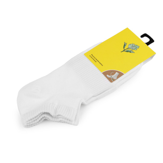 Skarpetki bawełniane antybakteryjne krótkie unisex - White (1 Para) Skarpetki bawełniane antybakteryjne krótkie unisex - White (1 Para)