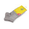 Antibakterielle unisex-knöchelsocken aus baumwolle - Grau (1 Paar)