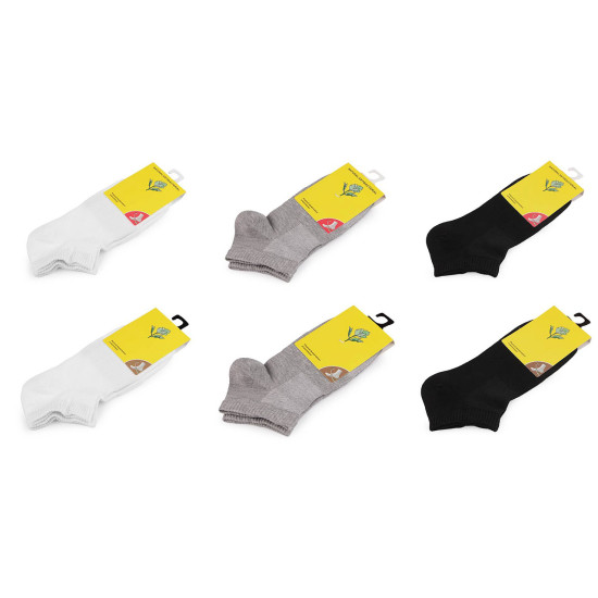 Skarpetki bawełniane antybakteryjne krótkie unisex - White (1 Para) Skarpetki bawełniane antybakteryjne krótkie unisex - White (1 Para)