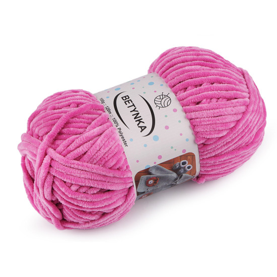 Chenille-strickgarn betynka, 100 g - Ruby (1 Stück) Chenille-strickgarn betynka, 100 g - Ruby (1 Stück)