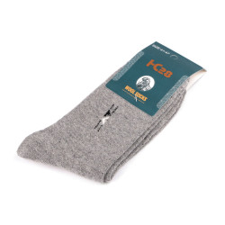 Calcetines de lana para hombre - Gris claro (1 Par)