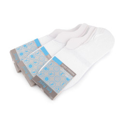 Skarpetki bawełniane stopki emi ross unisex - White (3 Pary)