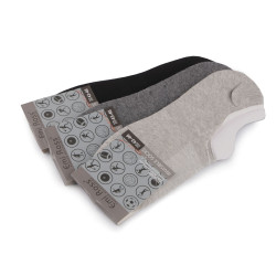 Skarpetki bawełniane stopki emi ross unisex - Mix (3 Pary)