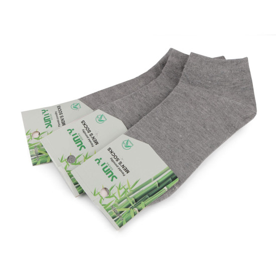Bambusové ponožky členkové unisex - Mix (3 Páry)