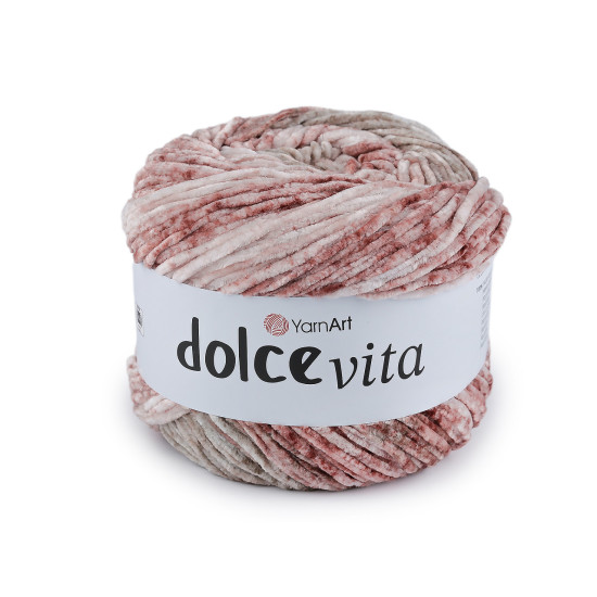 Dolce vita zsenília kötőfonal 150 g - Multicolor (1 Darab) Dolce vita zsenília kötőfonal 150 g - Multicolor (1 Darab)