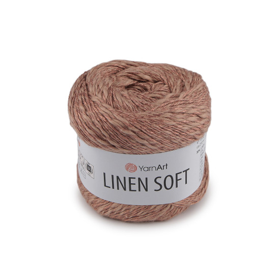 Pelote de laine linen soft, 100 g - Rose clair (4 Pièces) Pelote de laine linen soft, 100 g - Rose clair (4 Pièces)