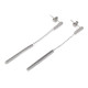Pendientes colgantes de acero inoxidable - Oro (1 Par) Pendientes colgantes de acero inoxidable - Oro (1 Par)