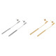 Pendientes colgantes de acero inoxidable - Oro (1 Par) Pendientes colgantes de acero inoxidable - Oro (1 Par)