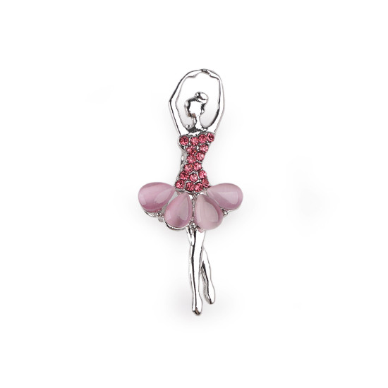 Brooch balerina - Crystal (2 Pieces) Brooch balerina - Crystal (2 Pieces)