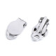 Clip on earring finding 10x18 mm - Platinum (10 Pieces)