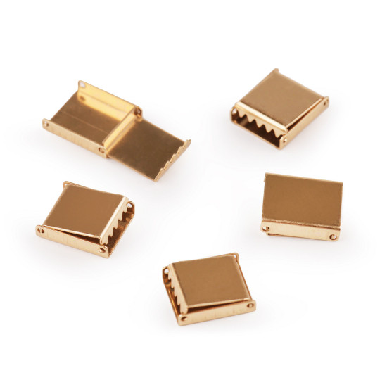 Końcówka do płaskiego sznurka 10 mm - Platyna (10 Sztuki) Końcówka do płaskiego sznurka 10 mm - Platyna (10 Sztuki)