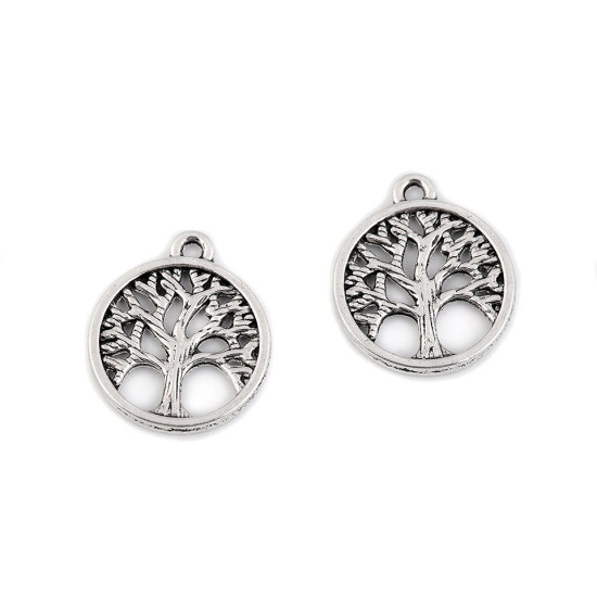 Anhänger baum 15 mm - Platine (4 Stücke) Anhänger baum 15 mm - Platine (4 Stücke)