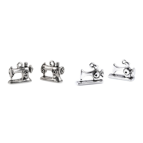 Anhänger nähmaschine 13x16 mm - Platine (4 Stücke) Anhänger nähmaschine 13x16 mm - Platine (4 Stücke)