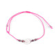 Shamballa bracelet pearl heart - Blue light (1 Piece)