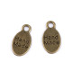 Zawieszka handmade 8x15 mm - Platyna (10 Sztuki) Zawieszka handmade 8x15 mm - Platyna (10 Sztuki)