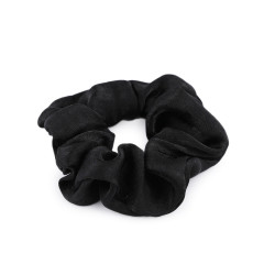Gumka scrunchie do włosów - Czarny (1 Sztuka)