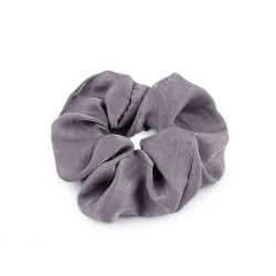 Gumka scrunchie do włosów - Szary (1 Sztuka)