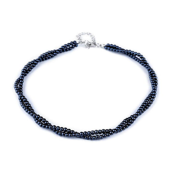 Imitation pearl necklace - Red (12 Pieces)