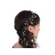 Accesoriu de păr cu perle - Auriu (1 Bucată)