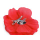 Brosche / verzierung rose ø10 cm - Rot (5 Stücke)