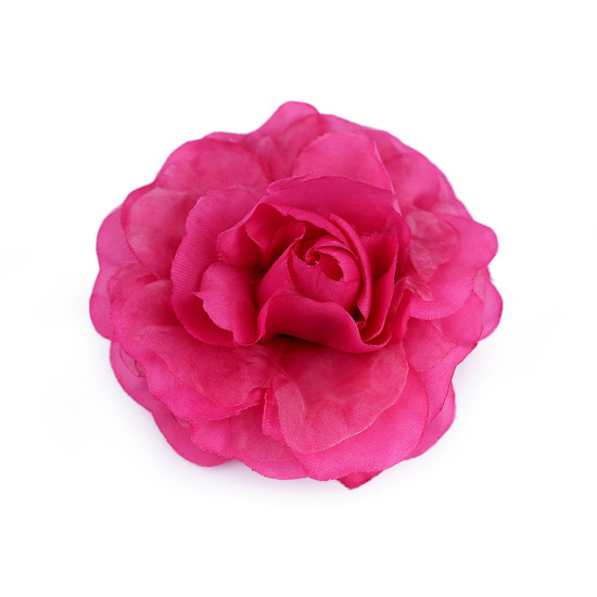 Brosche / verzierung rose ø10 cm - Rot (5 Stücke)