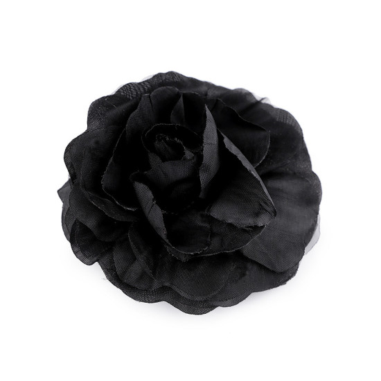 Brosche / verzierung rose ø10 cm - Rot (5 Stücke)