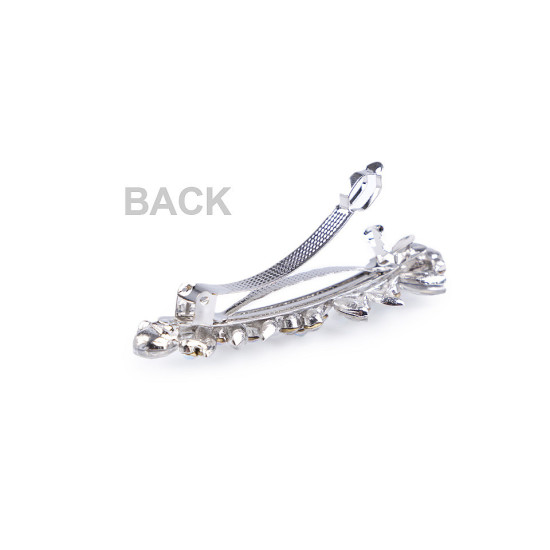 French hair clip with ab effect rhinestones - Crystal ab (4 Pieces) French hair clip with ab effect rhinestones - Crystal ab (4 Pieces)