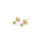 Pendientes de acero inoxidable - Oro (1 Par) Pendientes de acero inoxidable - Oro (1 Par)
