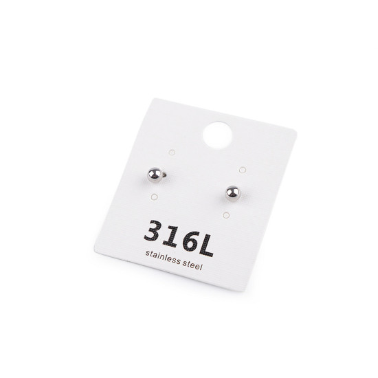 Pendientes de acero inoxidable - Oro (1 Par) Pendientes de acero inoxidable - Oro (1 Par)