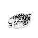 Az élet fája medál 24x32 mm - Platina (2 Darabok)