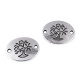Felvarrható darab az élet fája 17x22 mm köztes - Platina (4 Darabok) Felvarrható darab az élet fája 17x22 mm köztes - Platina (4 Darabok)
