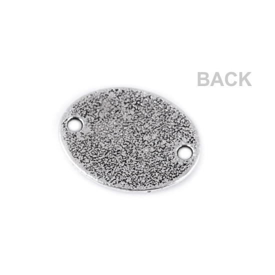 Felvarrható darab az élet fája 17x22 mm köztes - Platina (4 Darabok) Felvarrható darab az élet fája 17x22 mm köztes - Platina (4 Darabok)