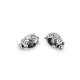 Koraliki metalowe żółw 10x14 mm - Platyna (5 Sztuki) Koraliki metalowe żółw 10x14 mm - Platyna (5 Sztuki)