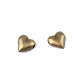 Koraliki metalowe serduszka 8x8 mm - Złoty (10 Sztuki) Koraliki metalowe serduszka 8x8 mm - Złoty (10 Sztuki)