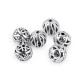 Koraliki metalowe ornament - Platyna (5 Sztuki) Koraliki metalowe ornament - Platyna (5 Sztuki)