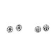 Koraliki metalowe ornament - Platyna (5 Sztuki) Koraliki metalowe ornament - Platyna (5 Sztuki)
