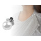 Perełka ozdobna / broszka / pins - White (1 Sztuka) Perełka ozdobna / broszka / pins - White (1 Sztuka)