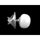 Perełka ozdobna / broszka / pins - White (1 Sztuka) Perełka ozdobna / broszka / pins - White (1 Sztuka)