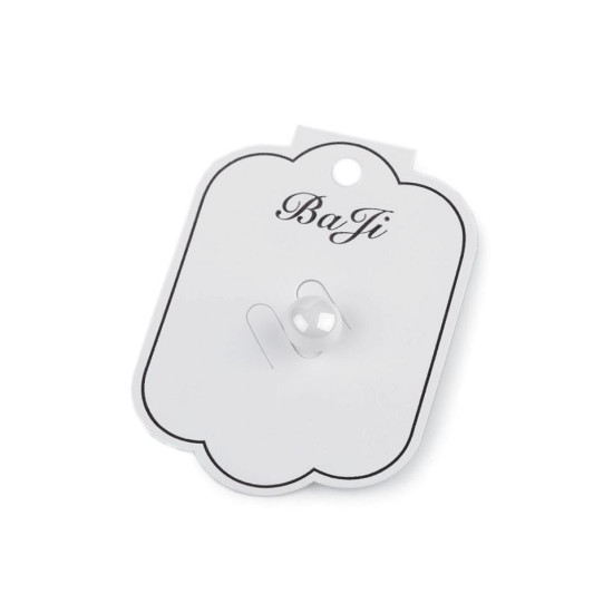 Perełka ozdobna / broszka / pins - White (1 Sztuka) Perełka ozdobna / broszka / pins - White (1 Sztuka)
